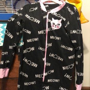Cat Footie Pajamas
